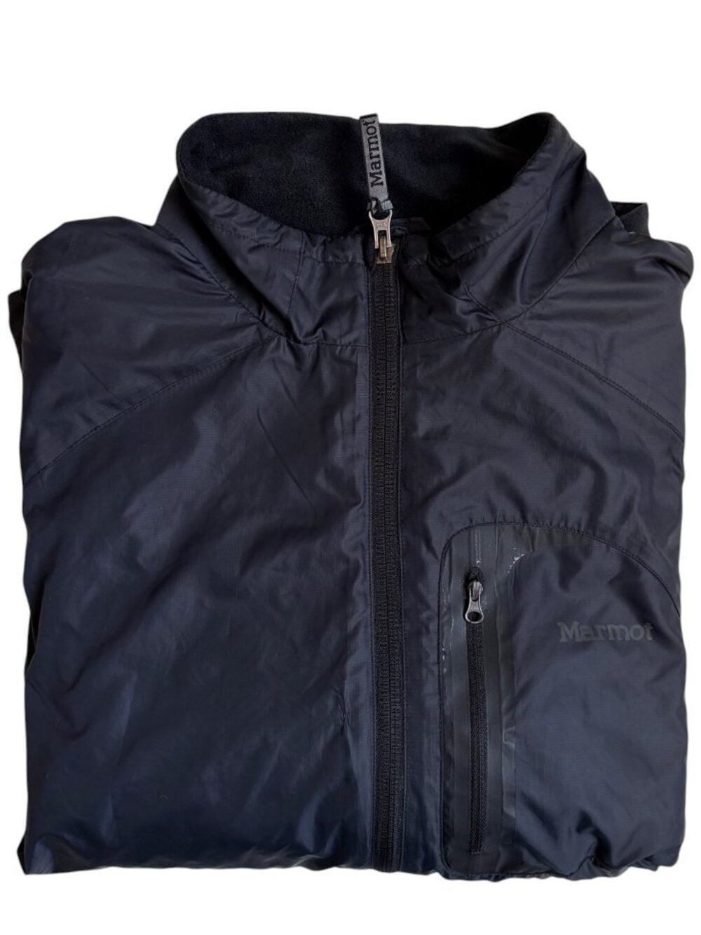 Marmot Men's Lightweight Fleece Lined Windbreaker Jacket (Black) - XL